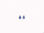 Tanzanite Pear Shape Matching Pair 5.9 x 3.8 mm  Approximately 0.72 Carat
