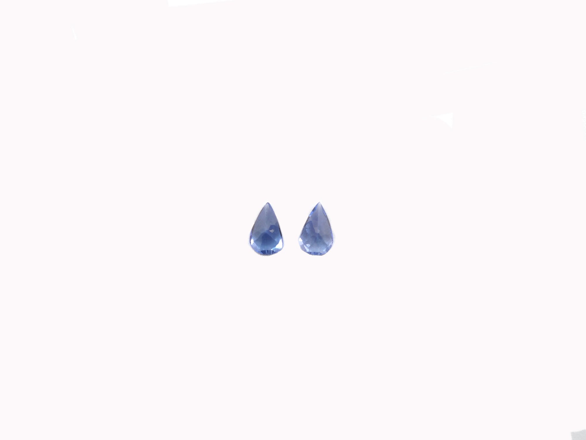 Tanzanite Pear Shape Matching Pair 5.9 x 3.8 mm  Approximately 0.72 Carat
