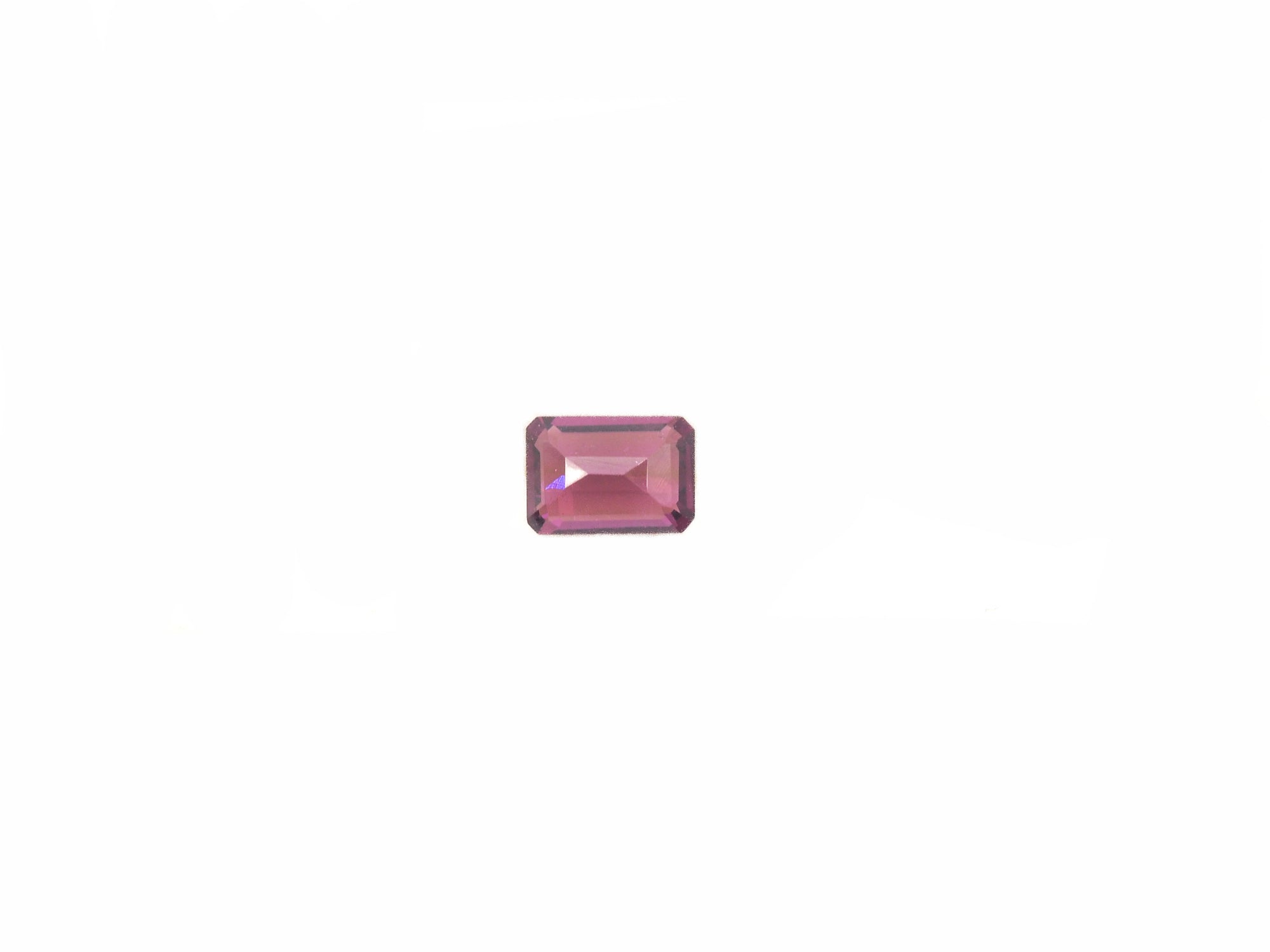Purple Garnet Rectangle Shape 7x5 mm Approximately 1.06 Carat