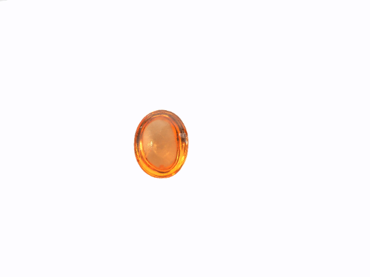Spessartite Garnet Cabs Oval Shape 9.0 x 7.0 x 4 mm  Single Piece Approximately 2.54 Carat
