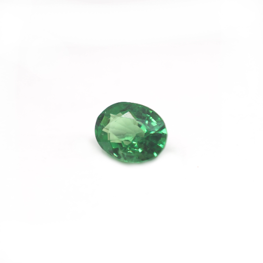Tsavorite Oval Shape 6x 4.5 x 3 mm Single Piece Approximately 0.61 Carat