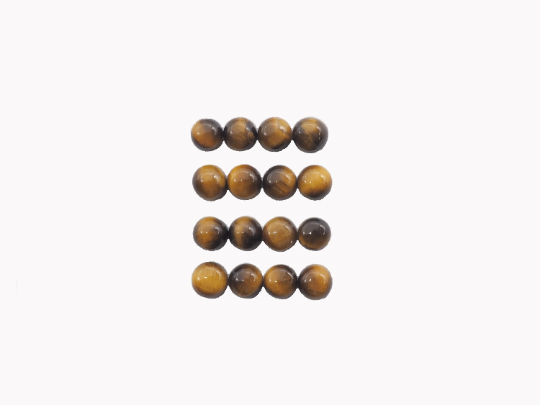 Tiger's  Eye   Cabs 4mm  Approximately 5 Carat