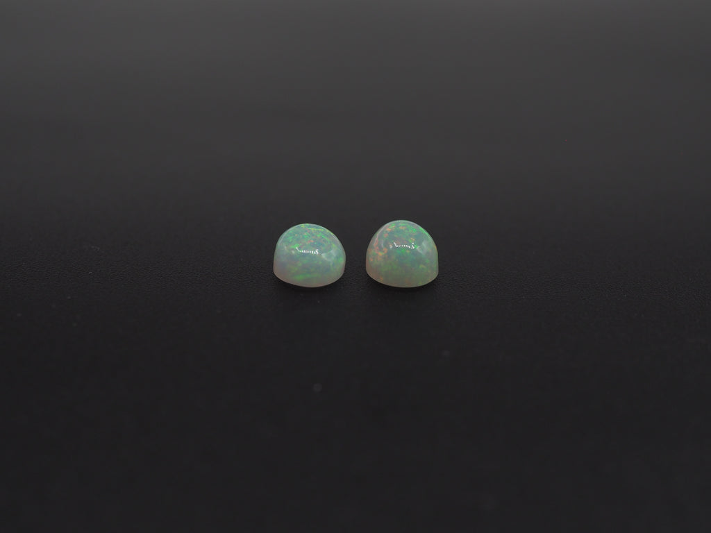 Ethiopian Opal Oval Shape 8x6 mm  Approximately 1.97 Carat , 2 Pieces (GTG-OP-171)