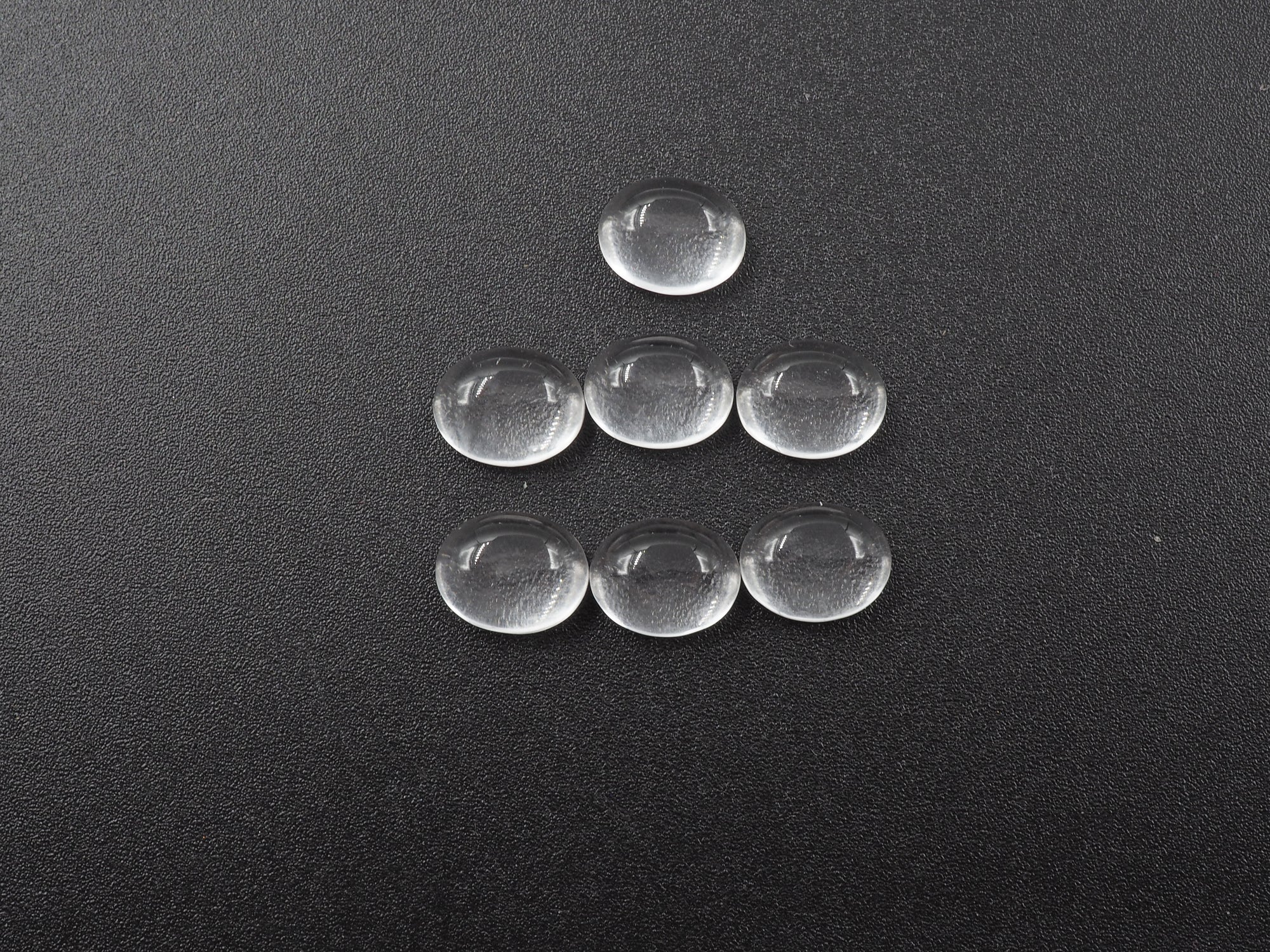 Clear quartz cabs 9x7mm Approximately 16.23 Carat