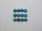 Natural Blue  Turquoise Cabs 5mm Approximately 5.40 Carat
