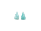 Amazonite Drilled Matching Pair Conical Shape  20 x 12mm