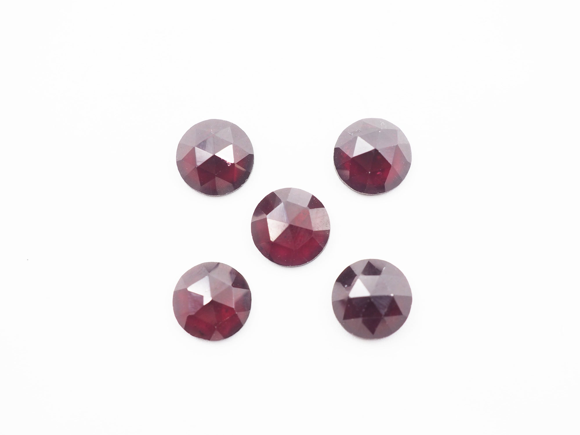 Rose cut Garnet 8mm Approximately 10.70 Carat