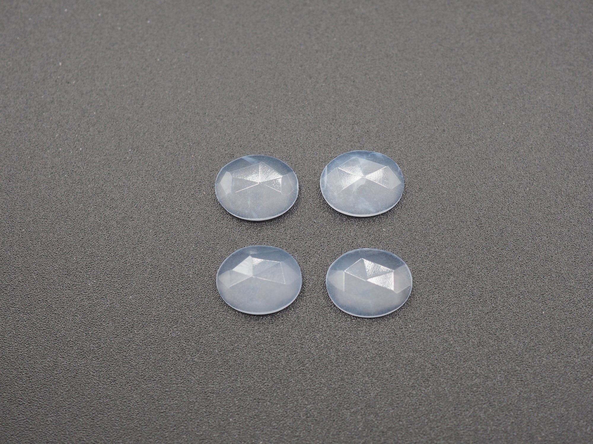 Rose cut Blue Chalcedony 10x8mm Approximately 6.80 Carat (GTG-RCBC-1)