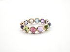 14K Yellow Gold  Mix Gemstone Ring