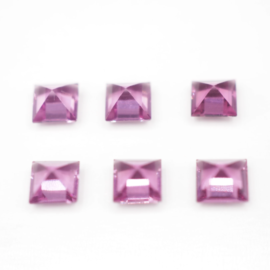 Purple Garnet Square Shape 4.5 mm  Approximately 2.58 Carat