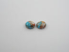 Oyster Copper Turquoise Cabochon Oval 10x8 mm Approximately 6 Carat (GTG-OT-34)