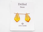 Drilled Citrine Hydro 21x13mm Approximately 13 Carat