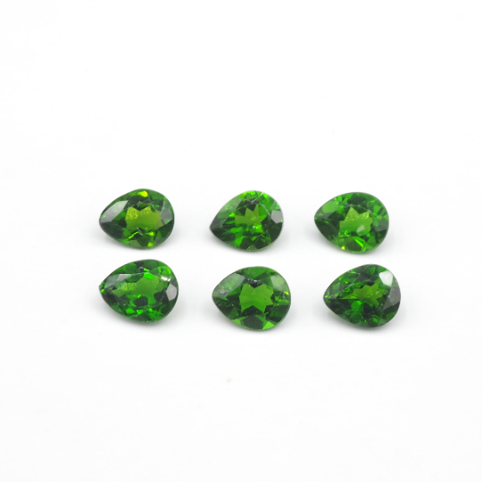 Chrome Diopside Pear Shape 5x4mm Approximately 2.06 Carat