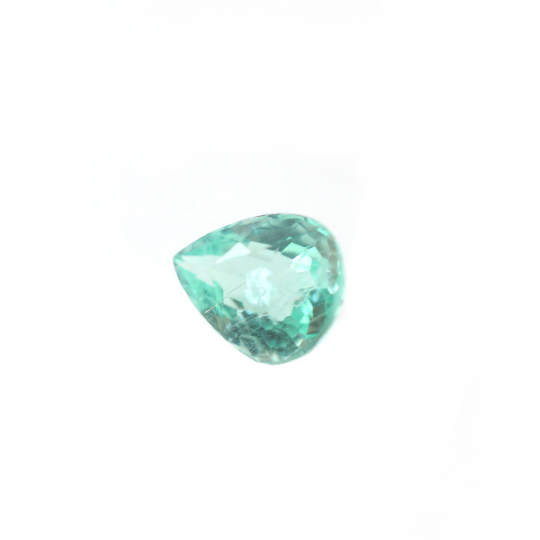Paraiba Tourmaline Pear Shape 7.5 x 5.8 x 4.0 mm Single Piece Approximately 1.13 Carat