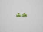 Peridot Round Shape 5 mm Matching Pair Approximately 0.92 Carat