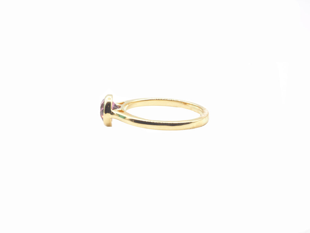 18K Yellow Gold Tourmaline  Ring
