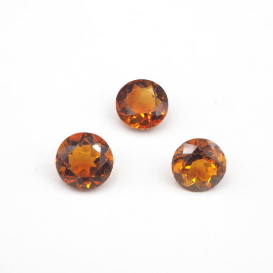 Citrine Round 6.8mm Approximately 3.15 Carat