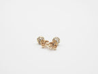 10K Yellow Gold Blue Topaz stud and Pendant