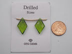 Drilled Peridot Hydro 22x13mm Approximately 14 Carat