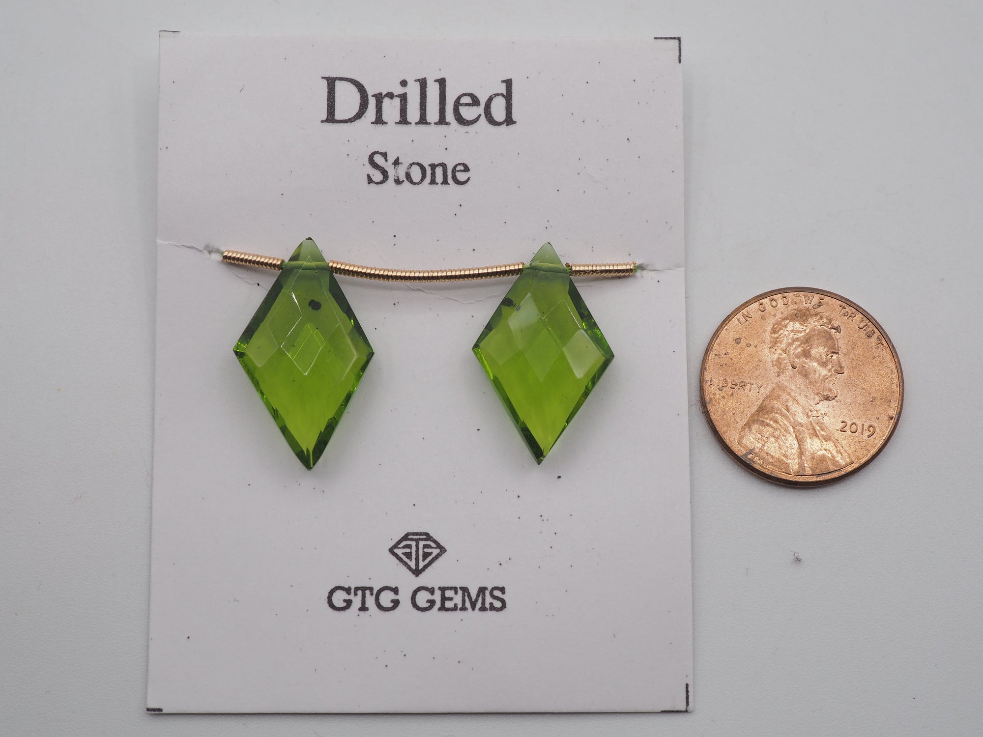 Drilled Peridot Hydro 22x13mm Approximately 14 Carat