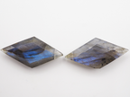 Labradorite Drilled Matching Pair 30 x 15mm