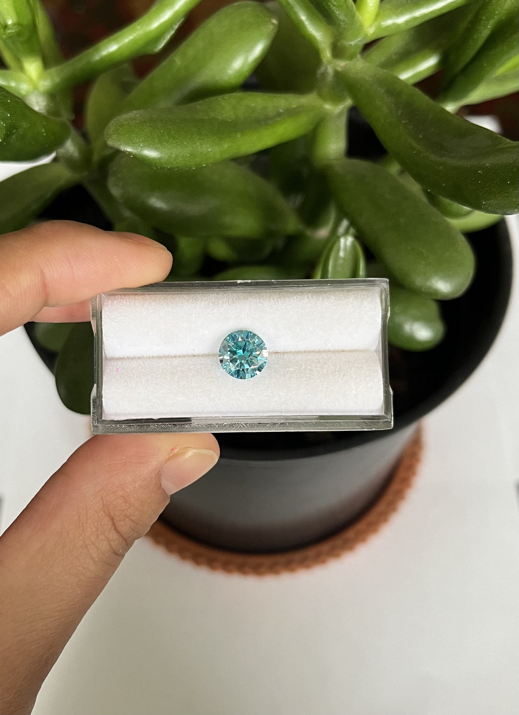 Moissanite Faceted Round Shape 10mm Approximately 3.5 Carat