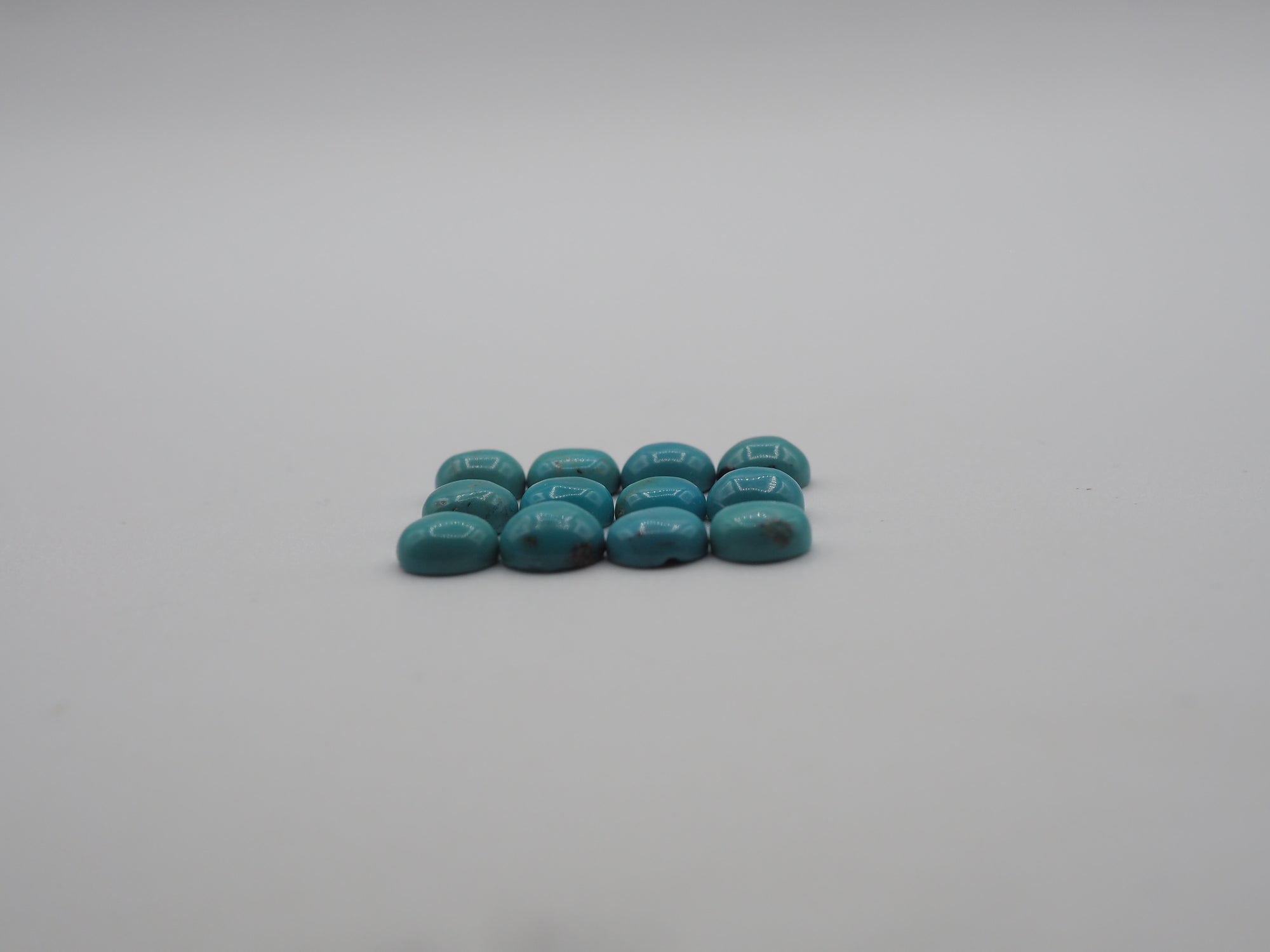 Natural Blue  Turquoise Cabs 5mm Approximately 5.40 Carat