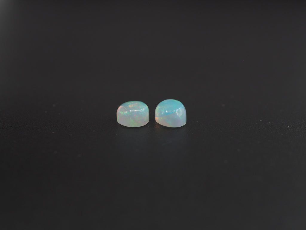 Ethiopian Opal Oval Shape 8x6 mm  Approximately 2.09 Carat , 2 Pieces (GTG-OP-178)