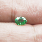 Tsavorite Oval Shape 6x 4.5 x 3 mm Single Piece Approximately 0.61 Carat