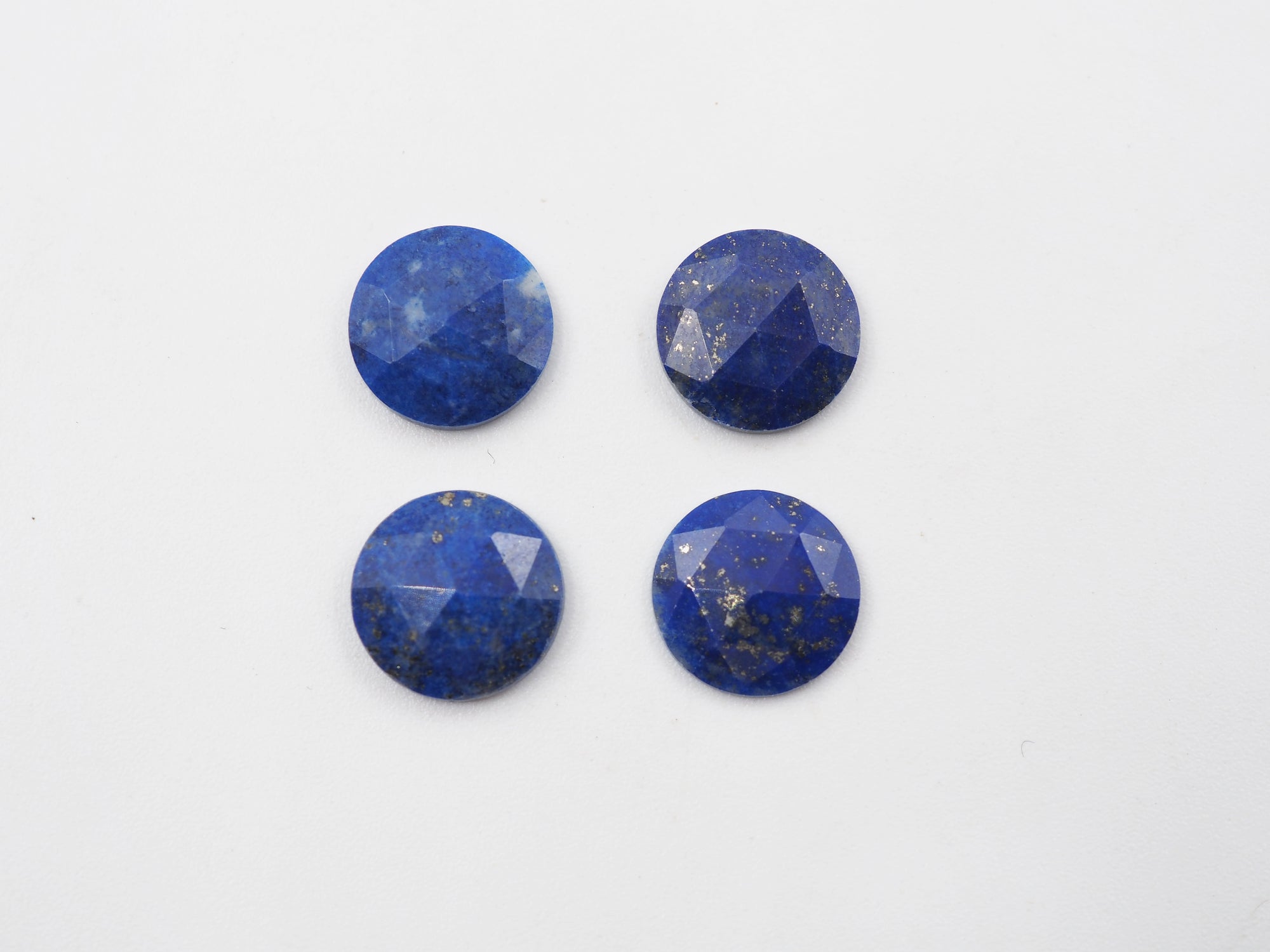 Rose Cut Lapis  Round 10 mm Approximately 7.70 Carat