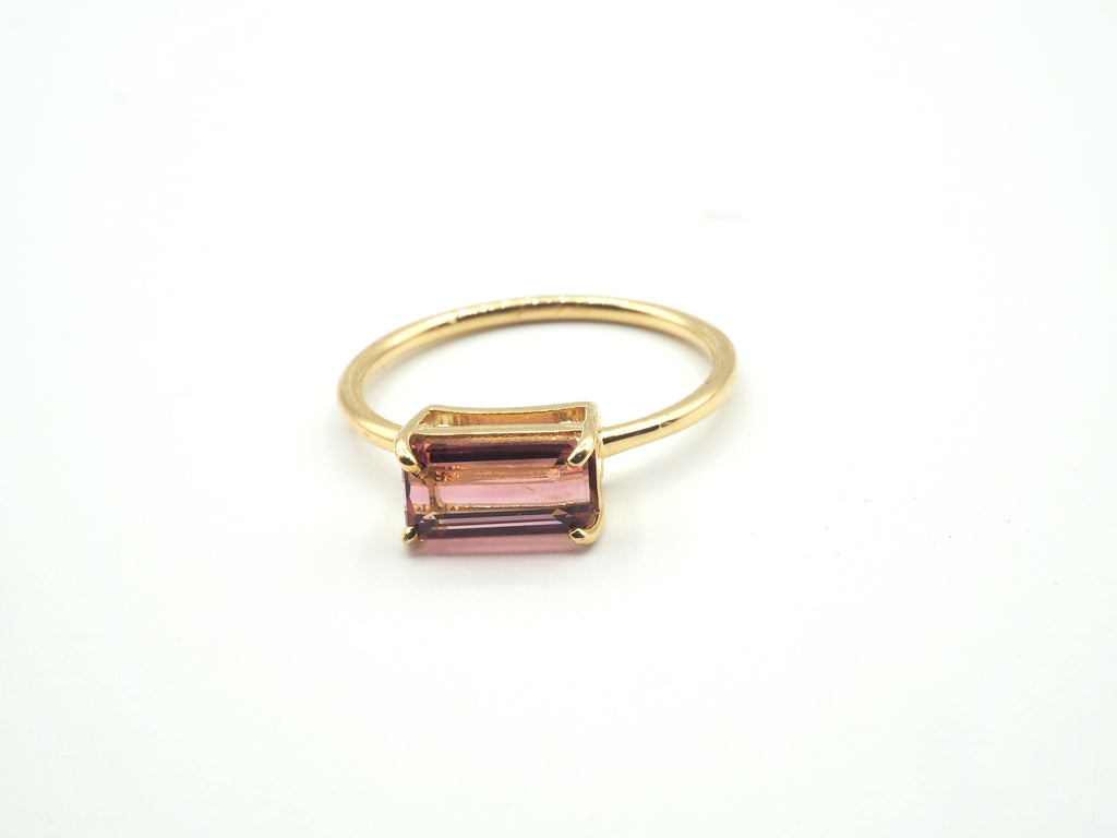 18K Yellow Gold Tourmaline Ring