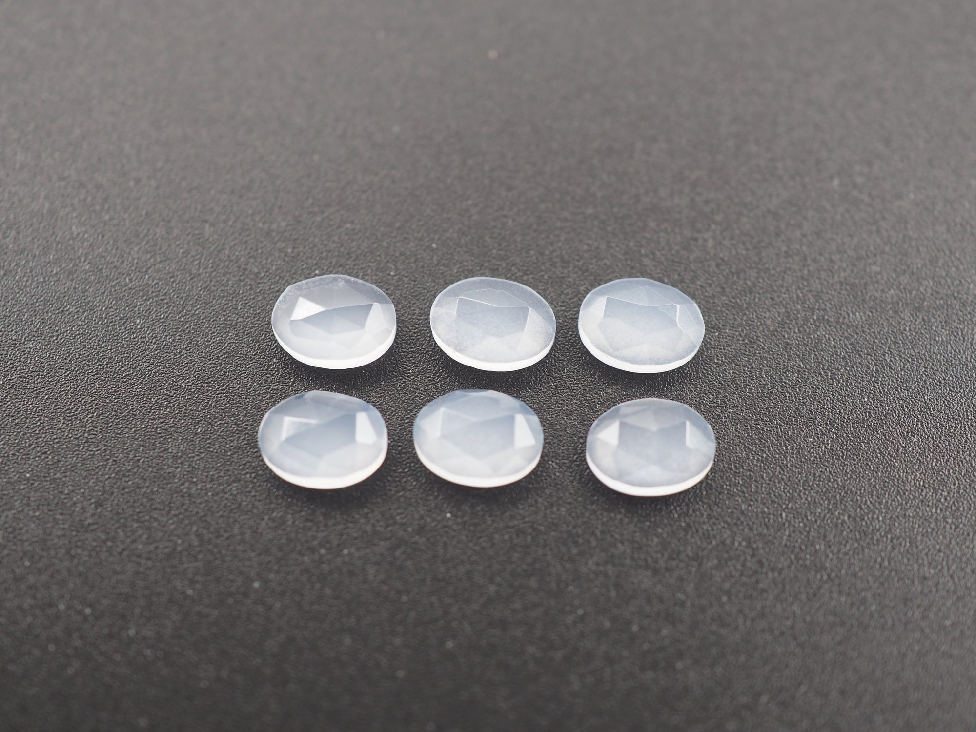 Rose cut Blue Chalcedony 8x6mm Approximately 6.38 Carat (GTG-RCBC-2)