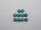 Natural Blue  Turquoise Cabs 6mm Approximately 7.5 Carat
