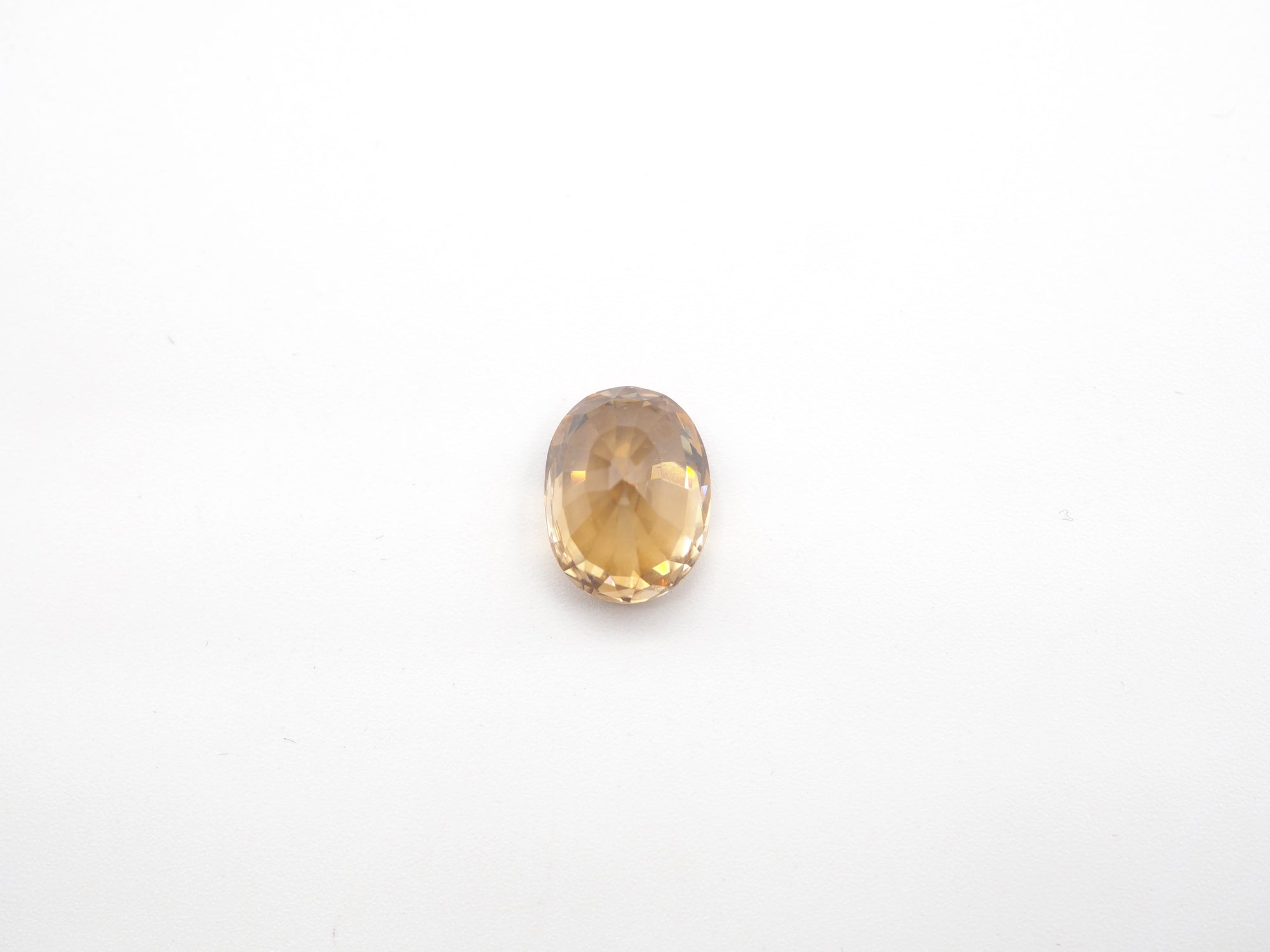 Yellow Zircon  13 x 9.7mm pair Approximately 9.48 Carat