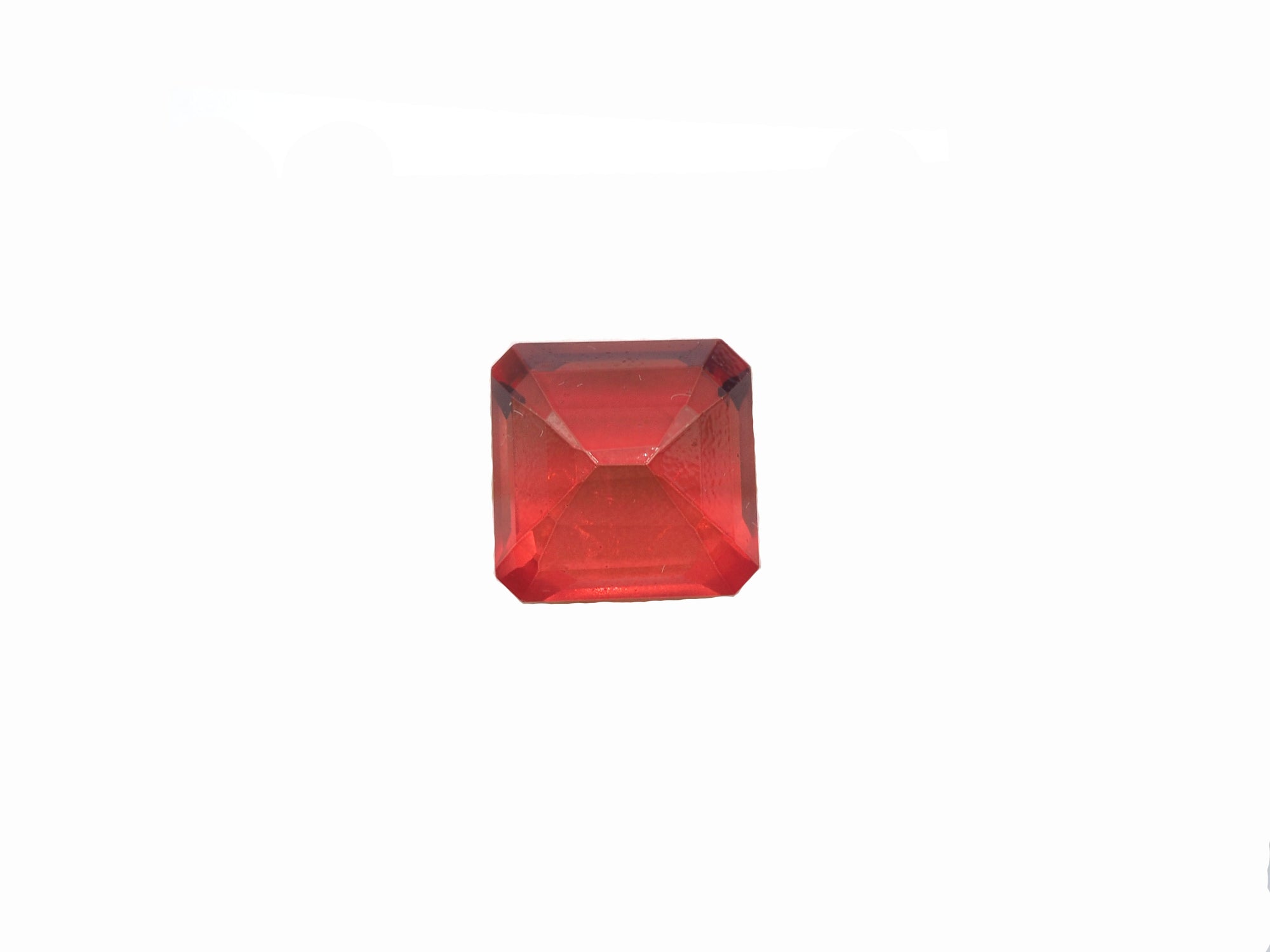 Red Topaz Square Shape 11x10.9mm Approximately 7.78 Carat