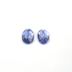 Tanzanite Oval Shape 6.5 x 4.5 x 3.0 mm Matching Pair Approximately 1.22 Carat