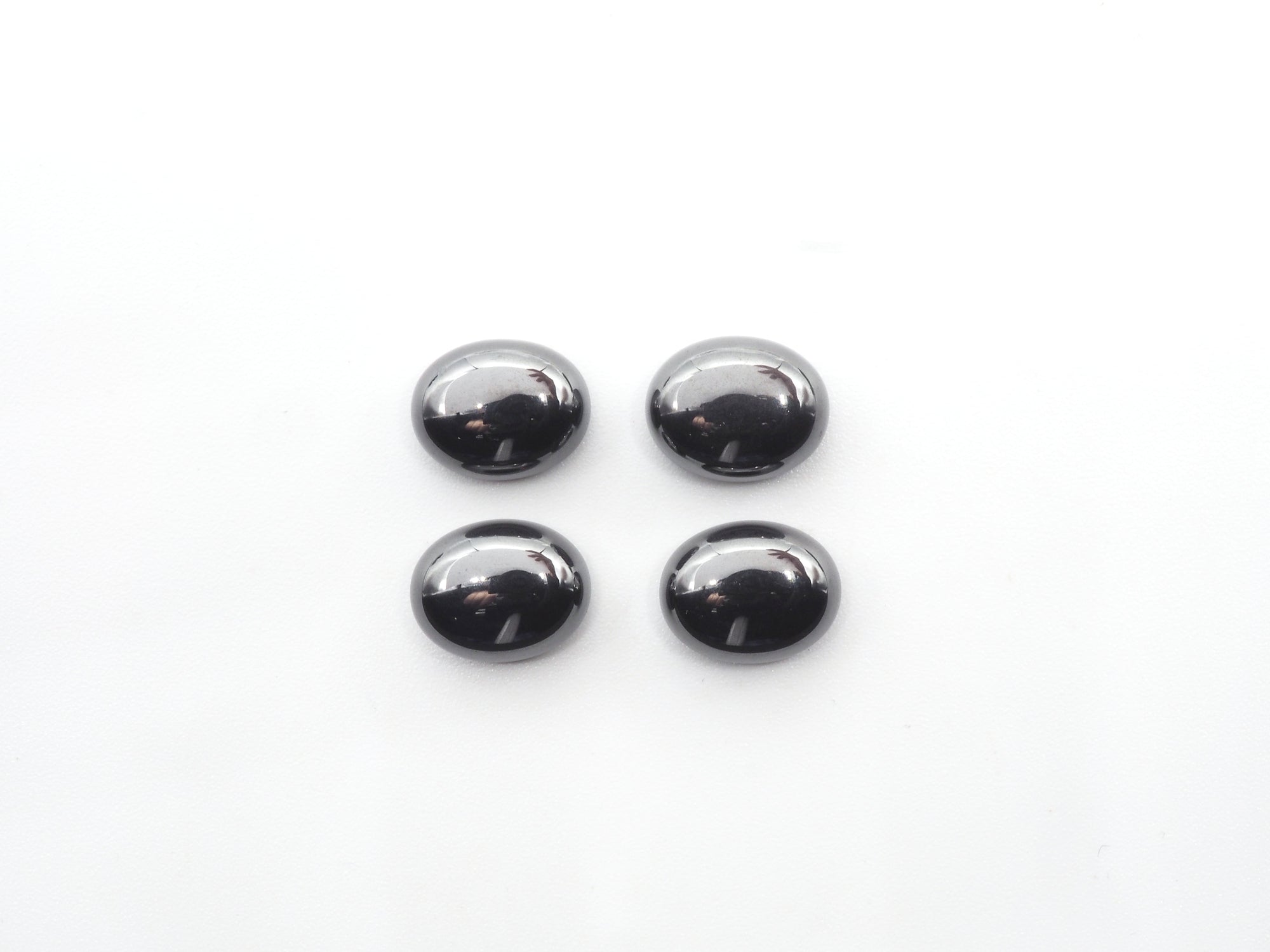 Hematite Oval  Cabs 10x8mm, Approximately 20.06 Carat