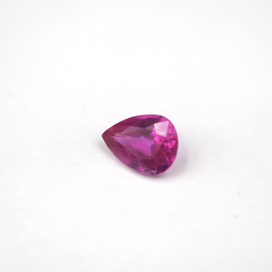 Ruby Pear Shape 7 x 5 x 3 mm Single Piece Approximately 0.80 Carat