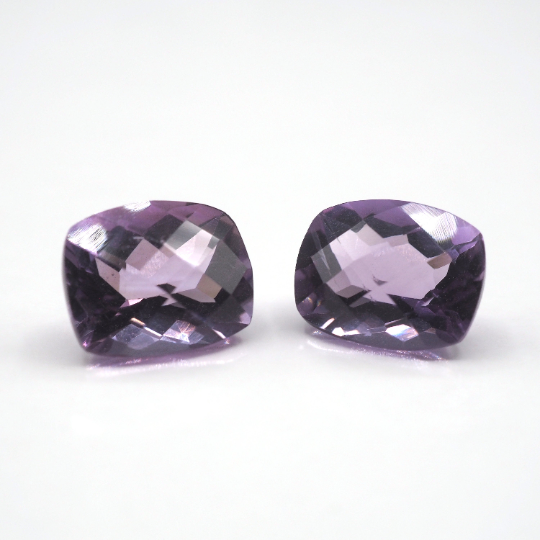 Amethyst Rectangle Shape 9.6 x 8 x 6.5 mm & 10 x 8 x 6.5 mm Approximately 6.10 Carat