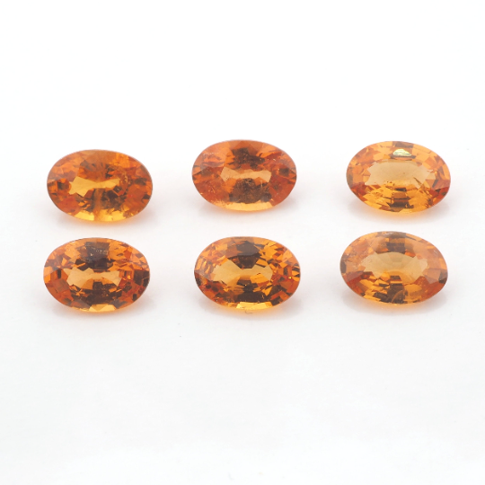 Spessartite Garnet Oval 6 x 4 mm Approximately 3.37 Carat