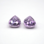 Amethyst Rectangle Shape 9.6 x 8 x 6.5 mm & 10 x 8 x 6.5 mm Approximately 6.10 Carat