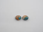Oyster Copper Turquoise Cabochon Oval 10x8 mm Approximately 6.09 Carat (GTG-OT-31)