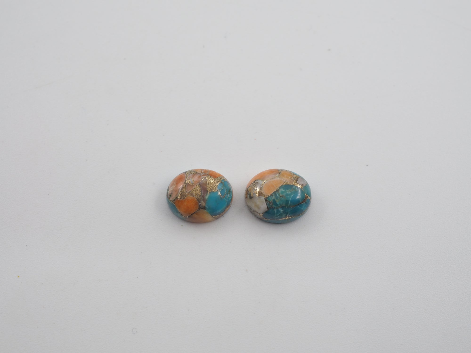Oyster Copper Turquoise Cabochon Oval 10x8 mm Approximately 6.09 Carat (GTG-OT-31)