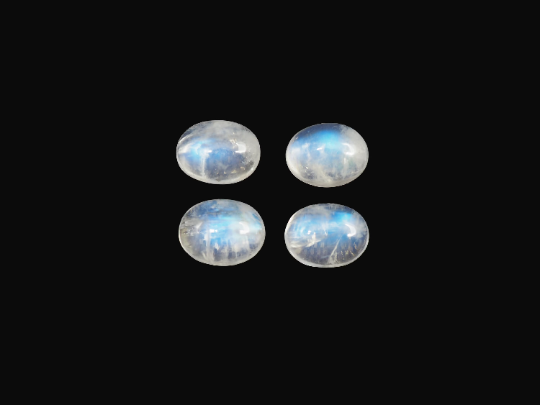 Rainbow Moonstone Cabs Oval 9x7mm Approximately 7.30 Carat