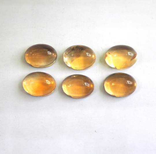 Citrine Cabs Oval 8x6mm Approximately 8.62 Carat