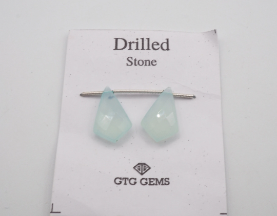 Drilled Chalcedony 20x12mm Approximately 11ct