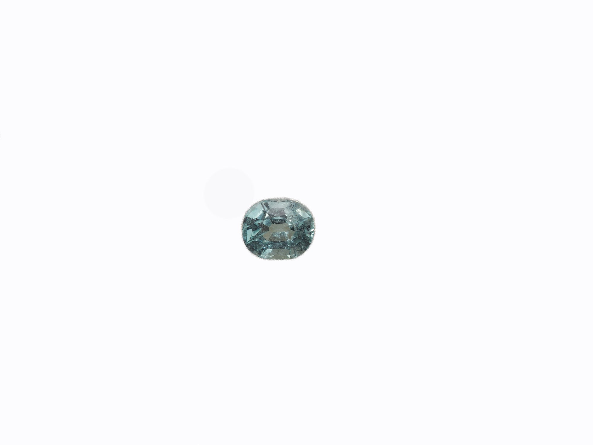 Blue Tourmaline6.3x 5.3mm Approximately 0.91 Carat (GTG-TOU-253)