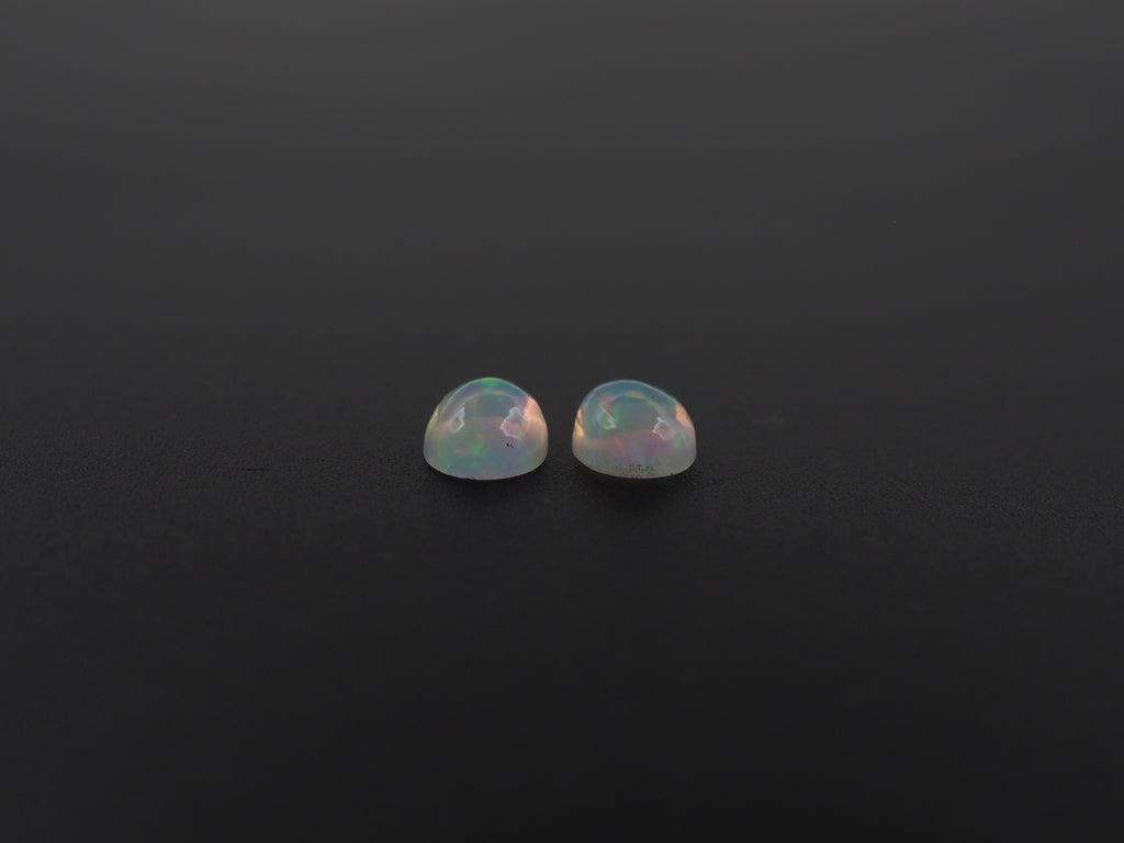Ethiopian Opal Oval Shape 8x6 mm  Approximately 1.79 Carat , 2 Pieces (GTG-OP-170)
