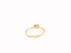 18K Yellow Gold Purple Garnet  Ring