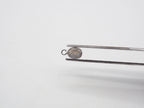Labradorite Silver Bezel 7x5mm, Single Connector, Labradorite Charm
